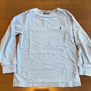 Polo by Ralph Lauren Kids Light Blue Long Sleeve Tee